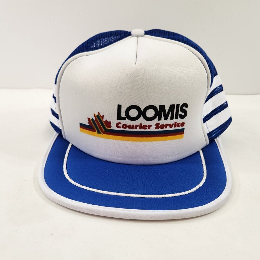 Vintage Loomis Couriers 3 Stripe Trucker Hat